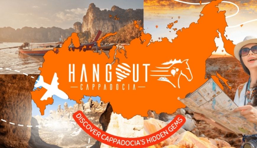Hangout Cappadocia Travel team assisting travelers, with maps and brochures on Cappadocia tours and cave hotel bookings.