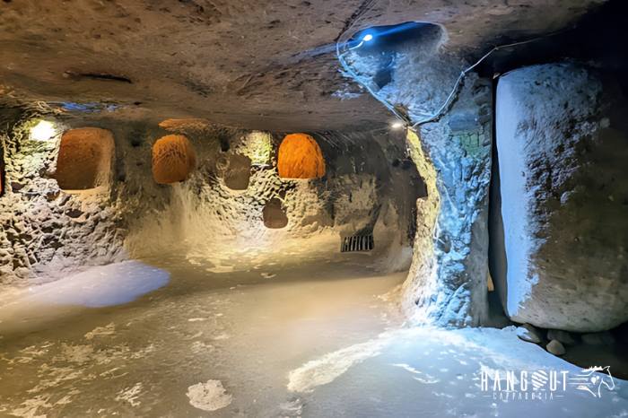 One of the ventilation shafts in Derinkuyu Underground City